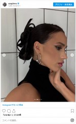 アリーナ・ザギトワの近影ショット　※「アリーナ・ザギトワ」インスタグラム