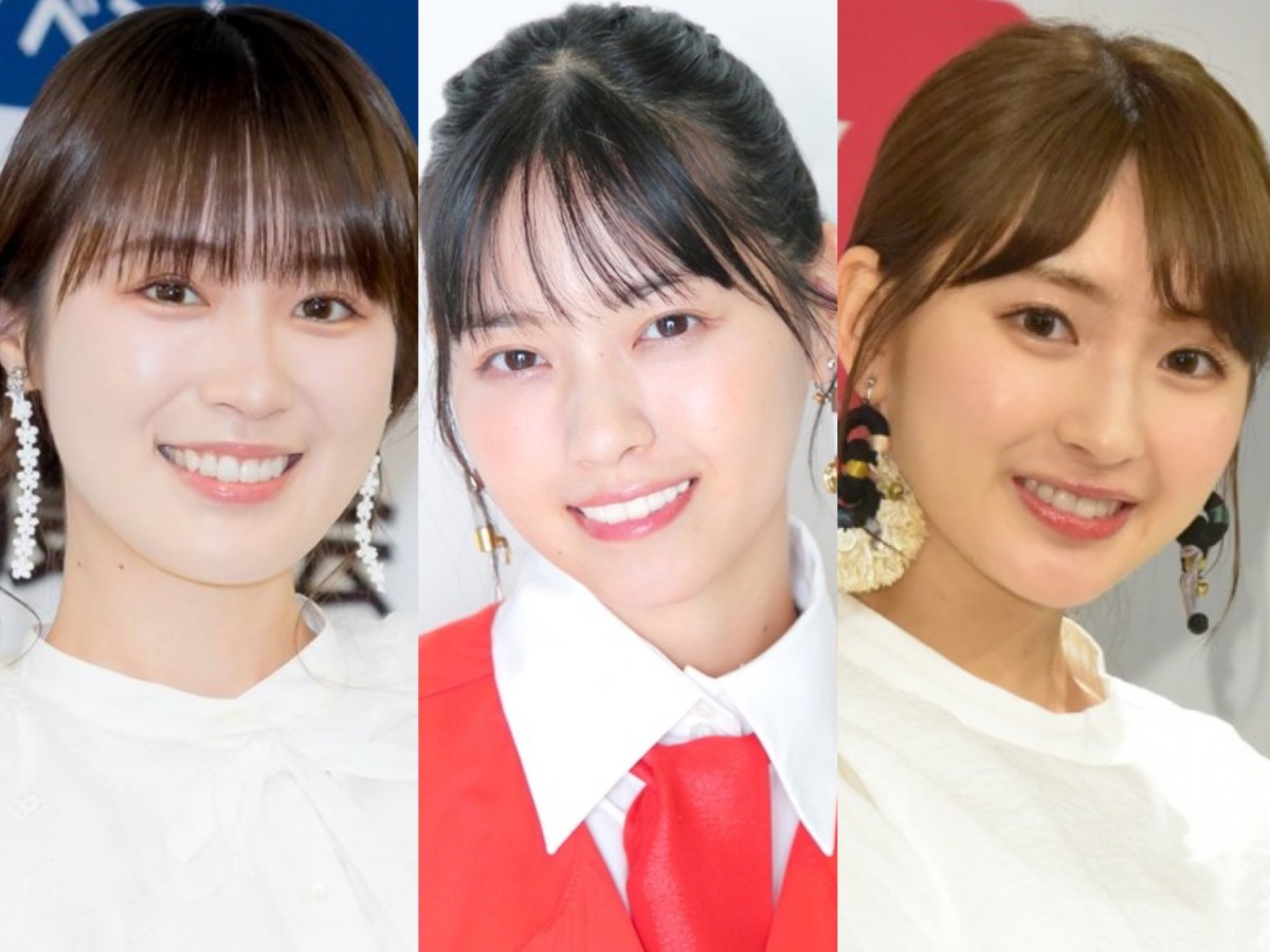 （左から）高山一実、西野七瀬、井上小百合
