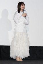 『山田くんとLv999の恋をする』公開御礼舞台あいさつに出席した山下美月