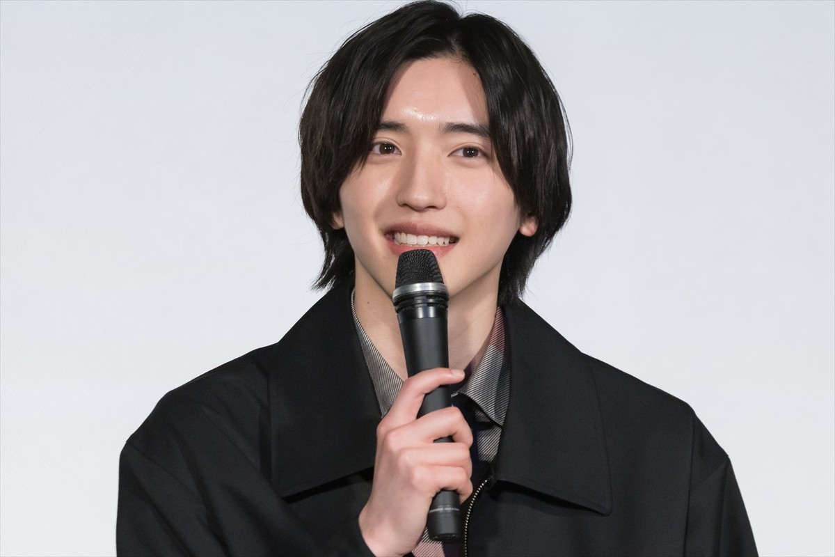 なにわ男子・道枝駿佑、日曜劇場『キャスター』制作発表会見に登場