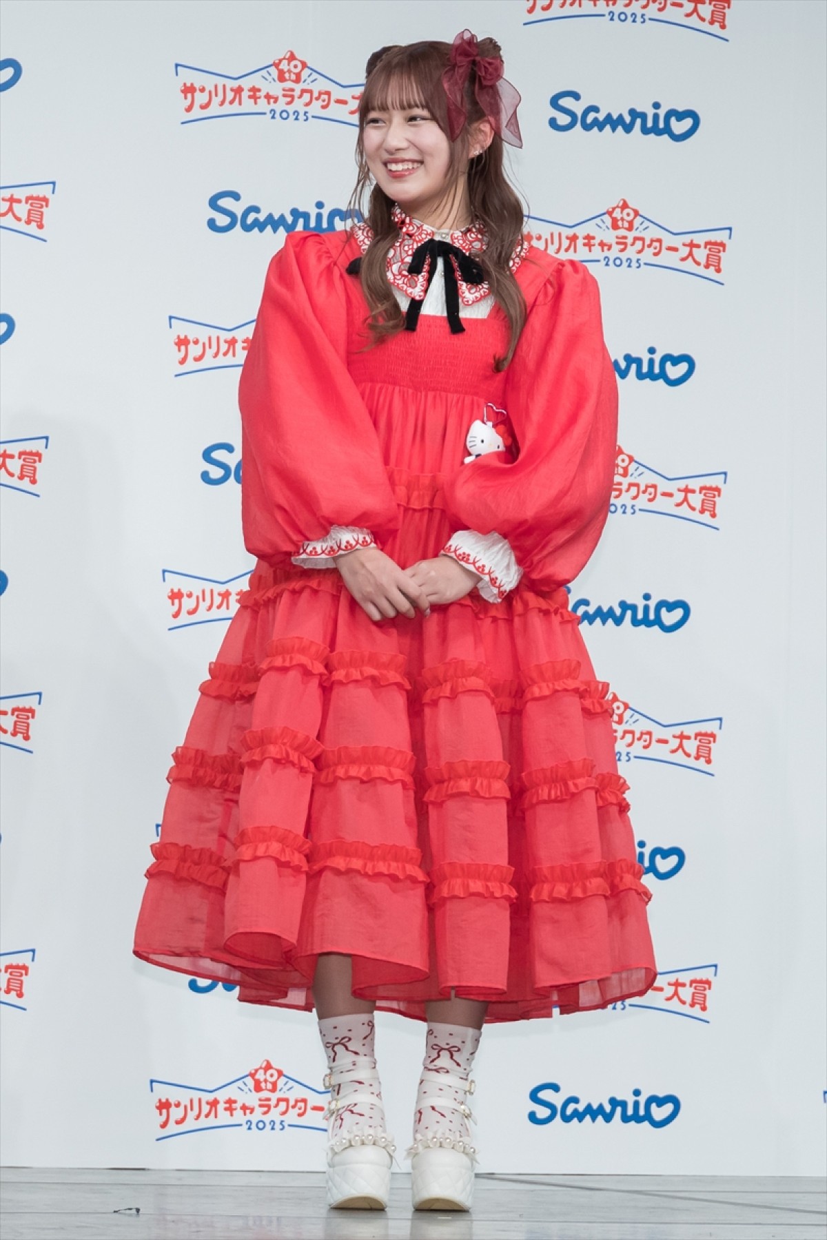 辻希美の娘・希空、猫耳ヘア＆ドレス姿で登場　“推し”との対面に感激「すっごい幸せです」