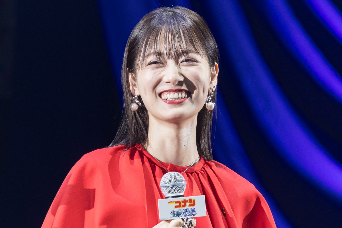 『名探偵コナン 隻眼の残像』山下美月、出演作を“全部見た”青山剛昌氏に驚き「こんなお忙しいのに」