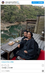 中村江里子、母・妹と京都へ ※「中村江里子」インスタグラム