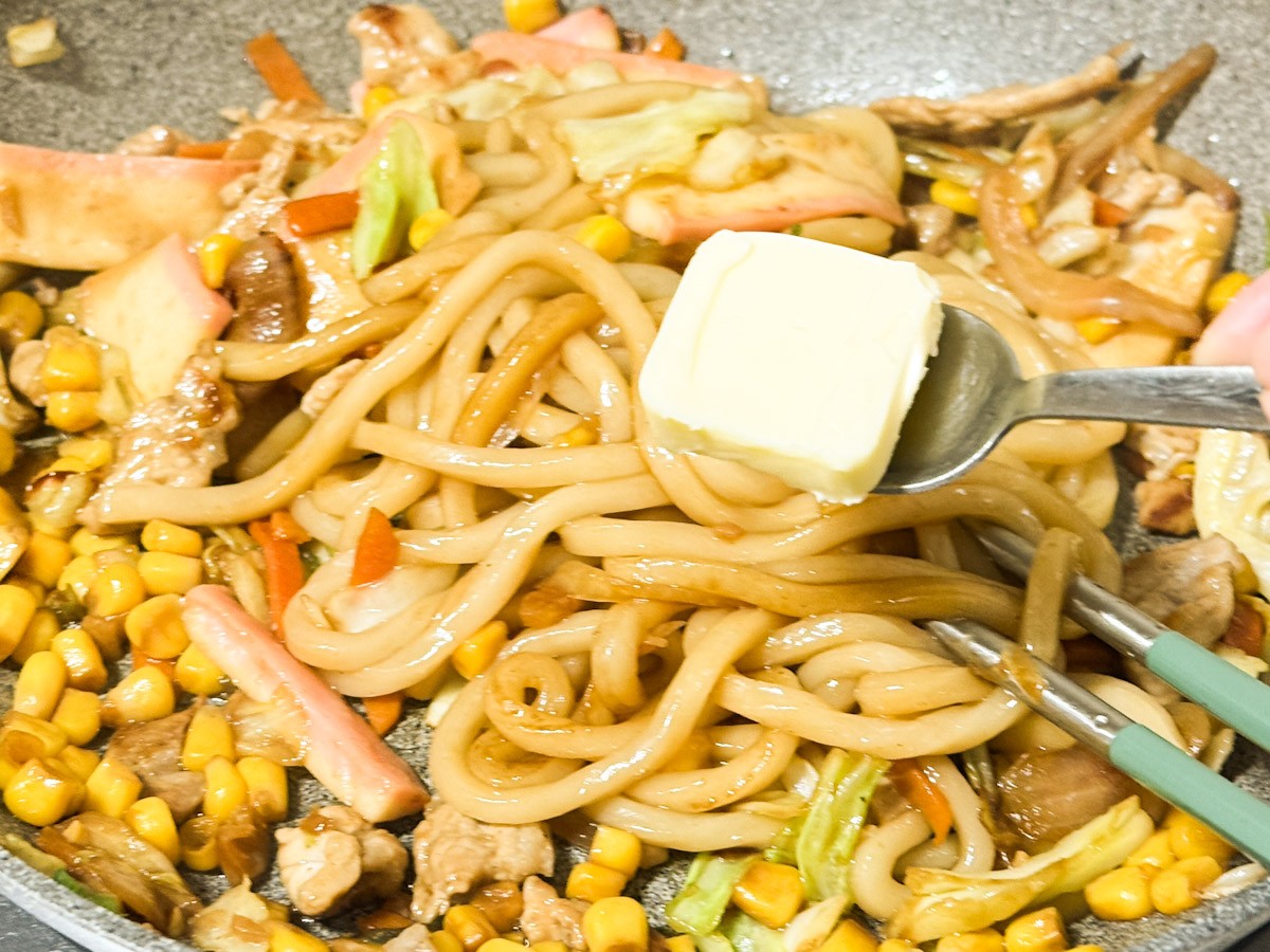 20240404 バター醤油焼うどん