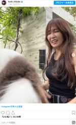 工藤静香、タンクトップ姿　※「工藤静香」インスタグラム