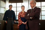 連続テレビ小説『あんぱん』第36回に登場した中尾隆聖（一番右）