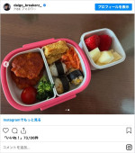 DAIGOが“娘に作ったお弁当”　※「DAIGO」インスタグラム