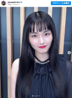 櫻坂46・山崎天の美しすぎるドレス姿　※「山崎天」インスタグラム