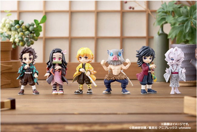 ローソンに『鬼滅の刃』デフォルメフィギュアが登場！　炭治郎や義勇など全6種が勢ぞろい