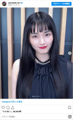 櫻坂46・山崎天の美しすぎるドレス姿　※「山崎天」インスタグラム