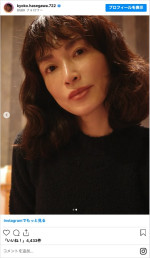 ヘアカットするも気づいたのは息子だけだった長谷川京子　※「長谷川京子」インスタグラム