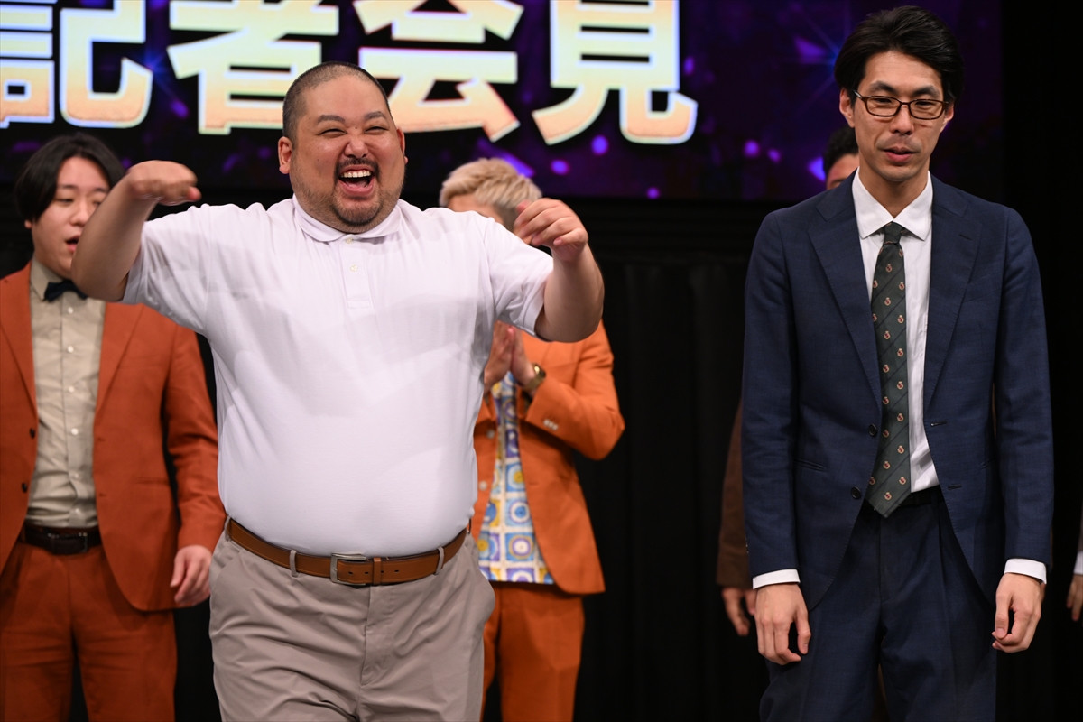 令和ロマンがコンビで記者会見に登場　ちょんまげラーメンはラストイヤーへの思いを語る　『M-1グランプリ2025』会見