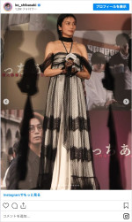柴咲コウ、美しいドレス姿　※「柴咲コウ」インスタグラム