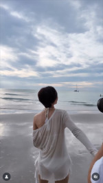 渡邊渚、美しさあふれるショット　※「渡邊渚」インスタグラム