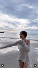 渡邊渚、美しさあふれるショット　※「渡邊渚」インスタグラム