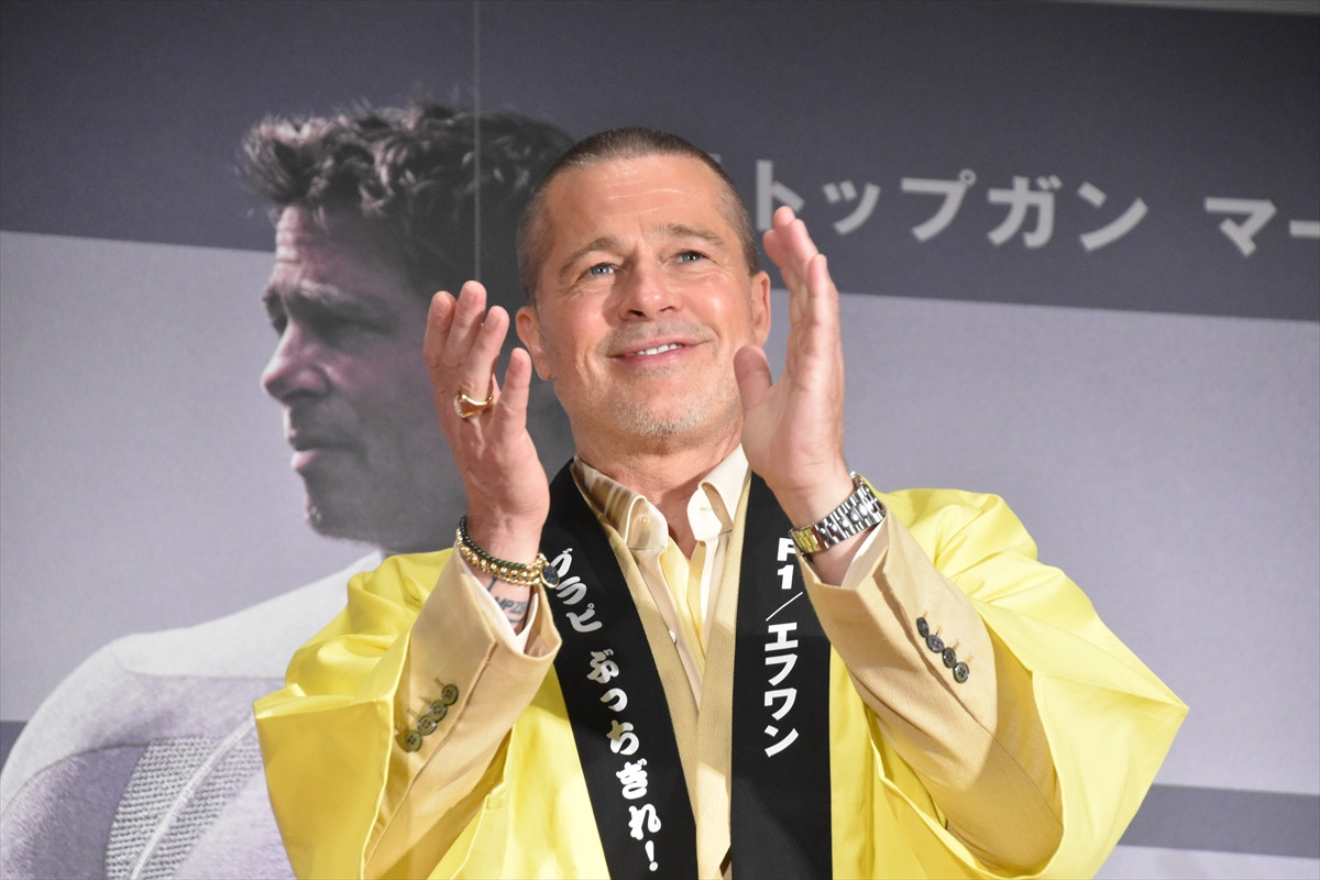 ブラッド・ピット「空はトムに任せる」　旧友トム・クルーズとの再会に喜び