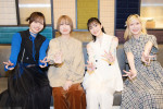 テレビアニメ『帝乃三姉妹は案外、チョロい。』インタビューより（左から）天海由梨奈、日向未南、古賀葵、青山吉能