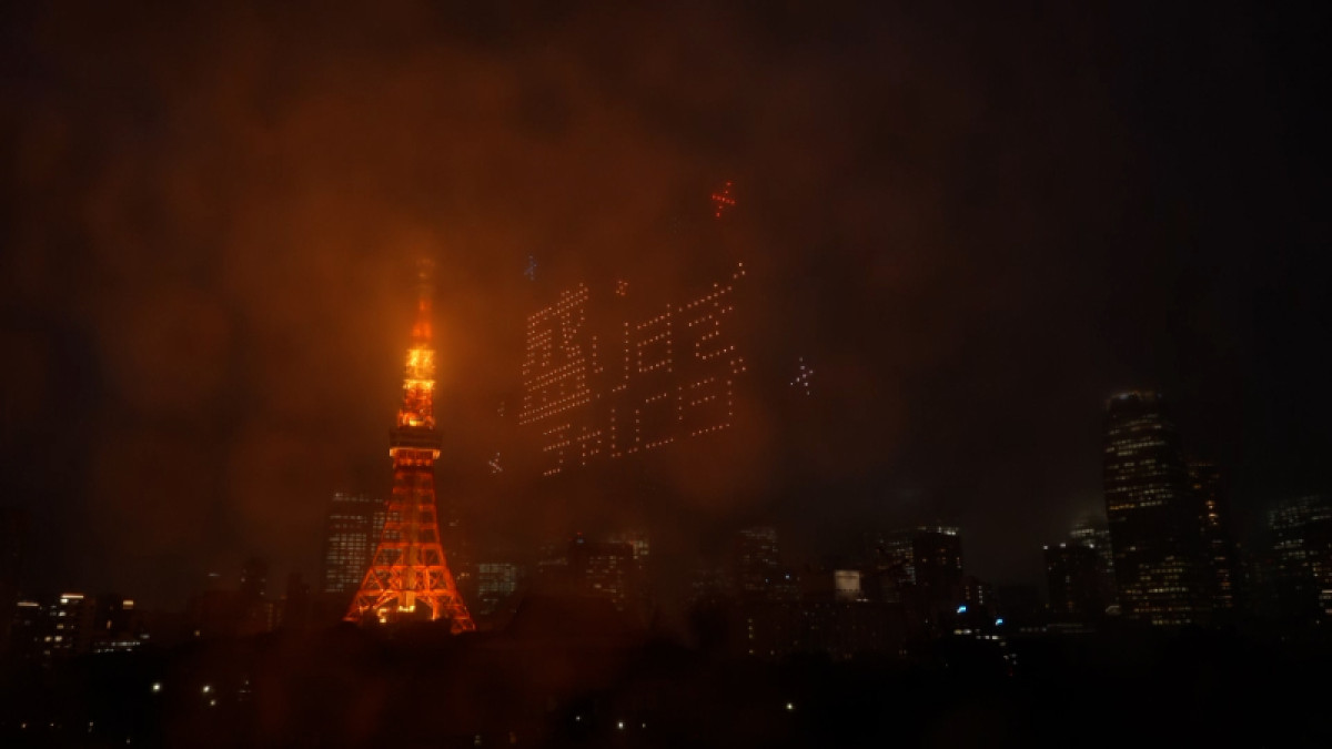 20250604 LAWSON創業50周年記念ドローンショー