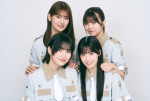 （前列左から）櫻坂46・的野美青、石森璃花（後列左から）井上梨名、武元唯衣