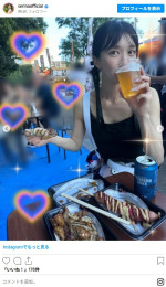 芹那、夏祭りデート風ショットを公開　※「芹那」インスタグラム