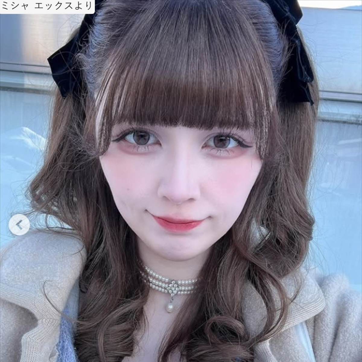 ミシャ、ソロショット　※「ミシャ」エックス