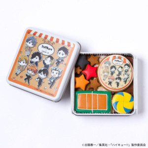 『ハイキュー!!』×「Cake．jp」コラボ第2弾！　描き起こしイラスト使用の“クッキー缶”が登場