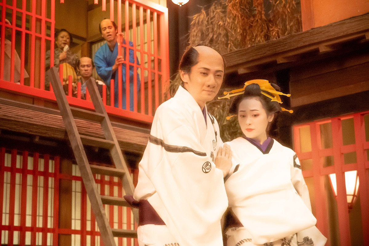 『べらぼう』“蔦重”横浜流星、妖艶な表情から一転、渾身の“変顔”に反響「国宝級」「漫画みたいな顔」