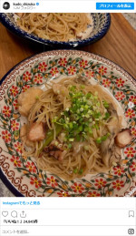 工藤静香、煮込みパスタを手作り　※「工藤静香」インスタグラム