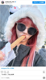 アメリカ＆韓国旅行を満喫する与田祐希　※「与田祐希」インスタグラム