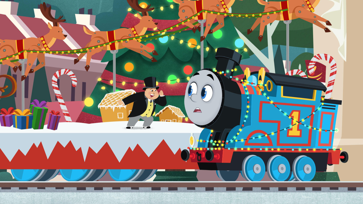 トーマスと仲間たち、クリスマスイブに大奮闘！　映画『きかんしゃトーマス』最新作、ポスター＆場面写真解禁