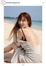 深田恭子の写真集『AO』（集英社）からのカット　※「ホリプロ」公式インスタグラム
