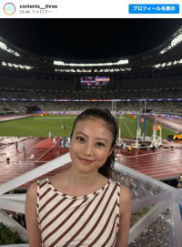 『東京2025世界陸上』アンバサダーを務めた今田美桜　※「コンテンツ・スリー」インスタグラム