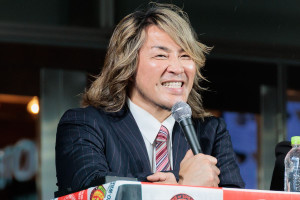 「WRESTLE KINGDOM 20 in 東京ドーム 棚橋弘至引退」公開記者会見に登場した棚橋弘至