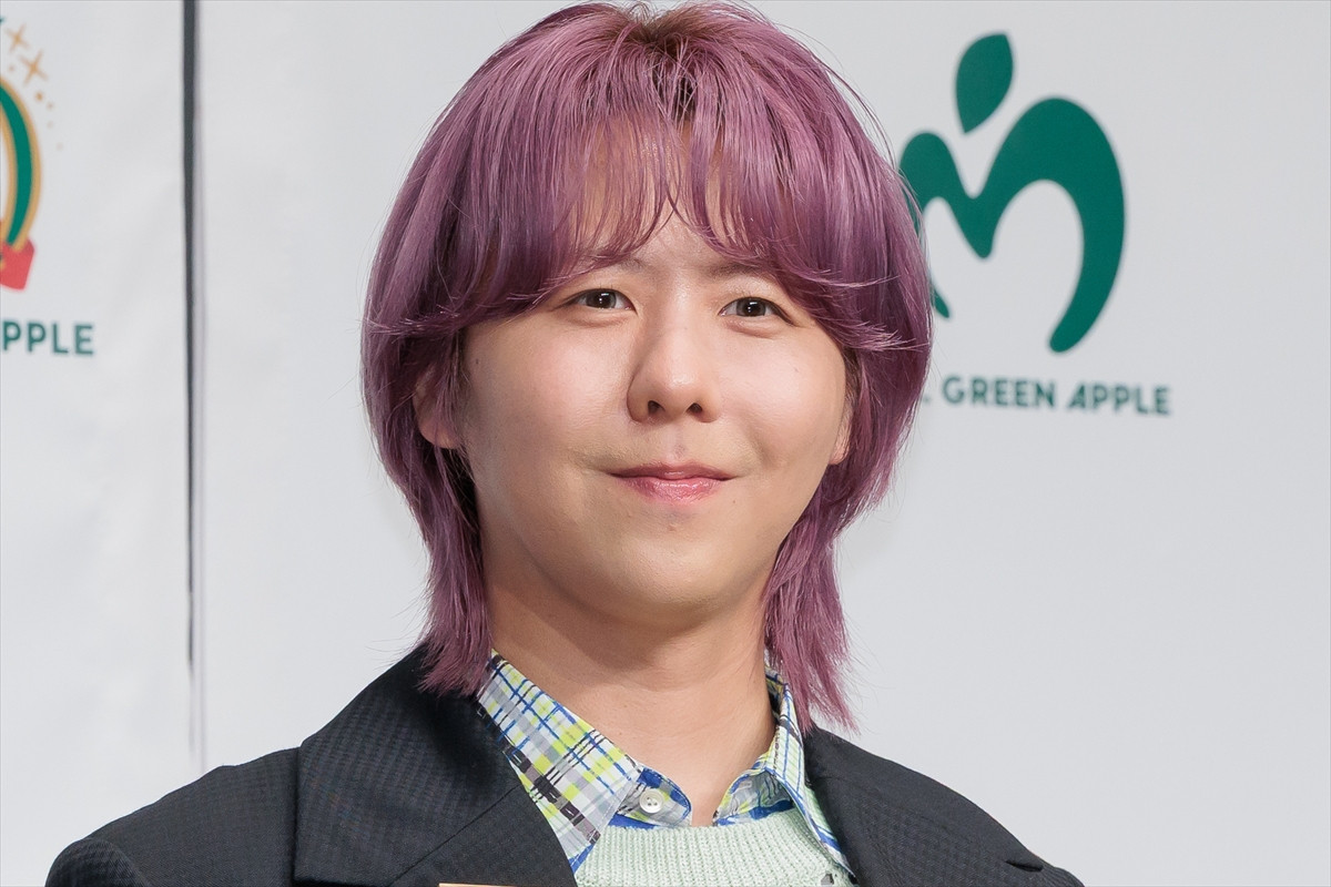 Mrs. GREEN APPLE「グリーンアップル大使」就任　“りんごアレルギー”大森元貴「僕が1番驚いてます」