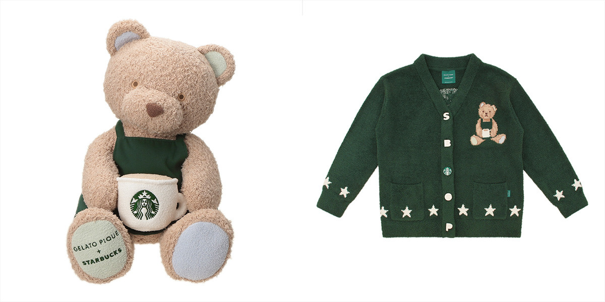 「スタバ」×「ジェラピケ」が初コラボ！　全25型のオンライン限定アイテムがかわいい