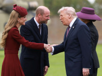 イギリス国賓訪問のトランプ大統領、キャサリン妃を「美しい、本当に美しい」と称賛