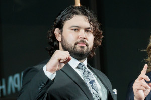 「WRESTLE KINGDOM 20 in 東京ドーム 棚橋弘至引退」公開記者会見に登場したウルフアロン