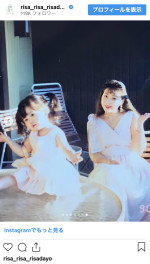 新垣里沙、幼少期の懐かしい写真を披露　※「新垣里沙」インスタグラム