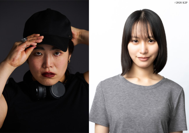 映画『禍禍女』（左から）監督のゆりやんレトリィバァ、主演の南沙良