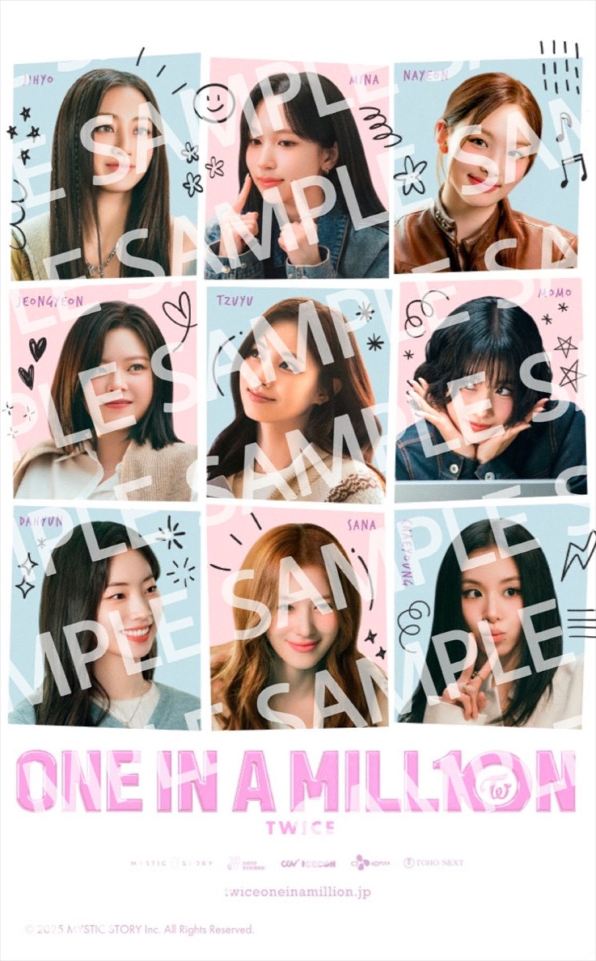 TWICE・9人それぞれの“物語”に迫る『ONE IN A MILL10N』シーンカット一挙解禁 入プレ第2弾も発表
