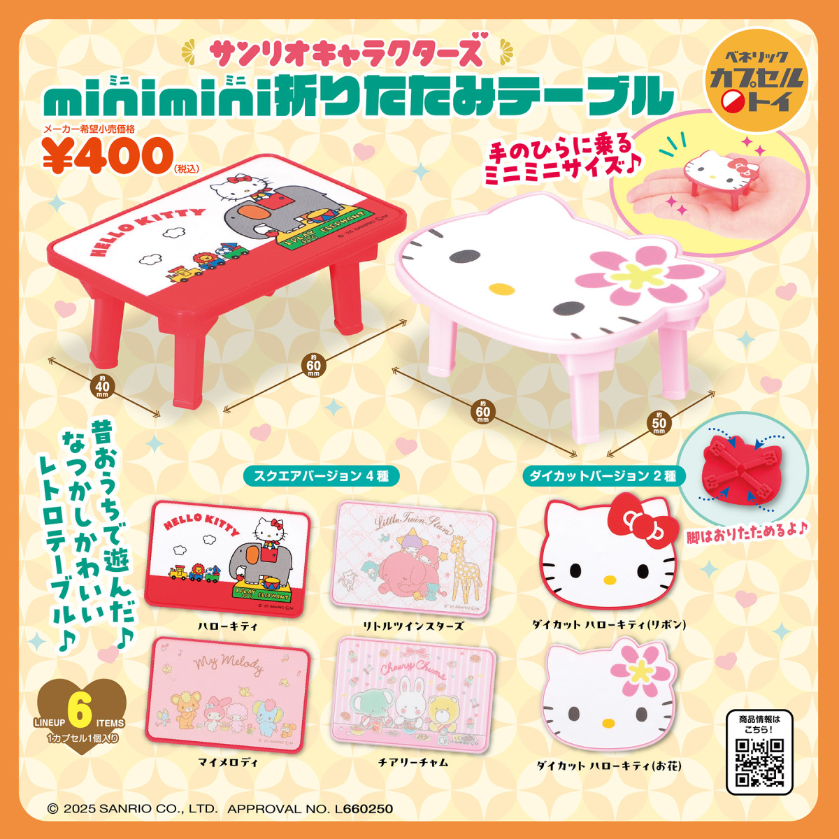 20251007 サンリオのカプセルトイ