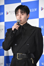 JO1・川西拓実、『連続ドラマＷ シャドウワーク』完成報告会に登場