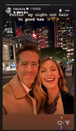 ブレイク・ライヴリー、珍しく夫ライアン・レイノルズとのデート写真公開　※「ブレイク・ライヴリー」インスタグラム