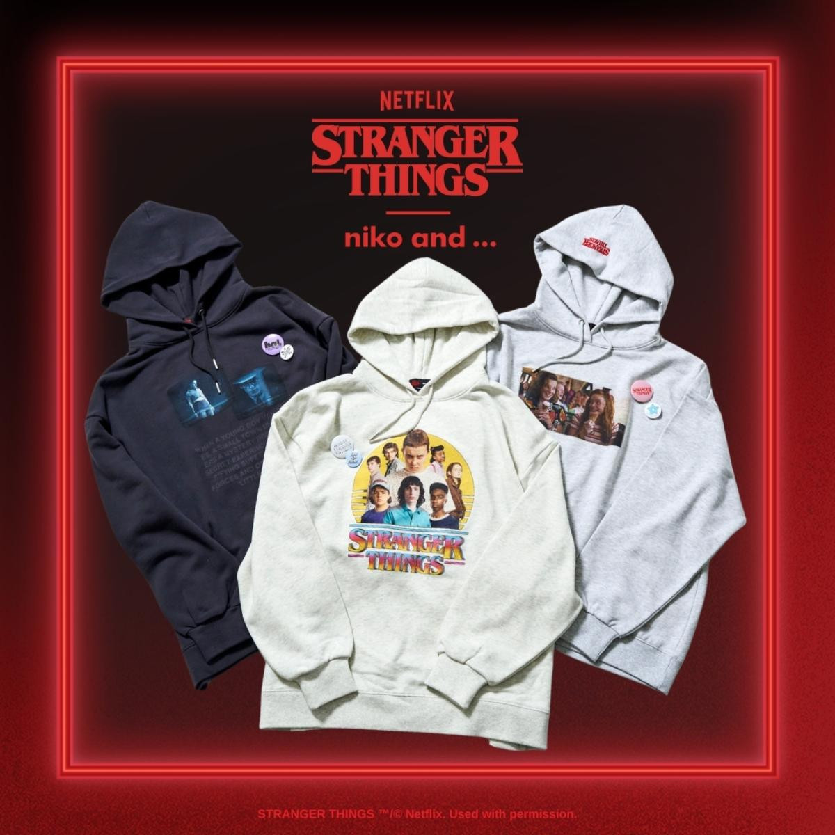 『ストレンジャー・シングス』×「niko and ...」コラボ第2弾! 最終章をデザインしたウェアやグッズ展開へ