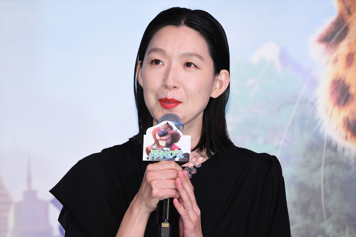 江口のりこ、映画『ズートピア２』前夜祭舞台挨拶に登場