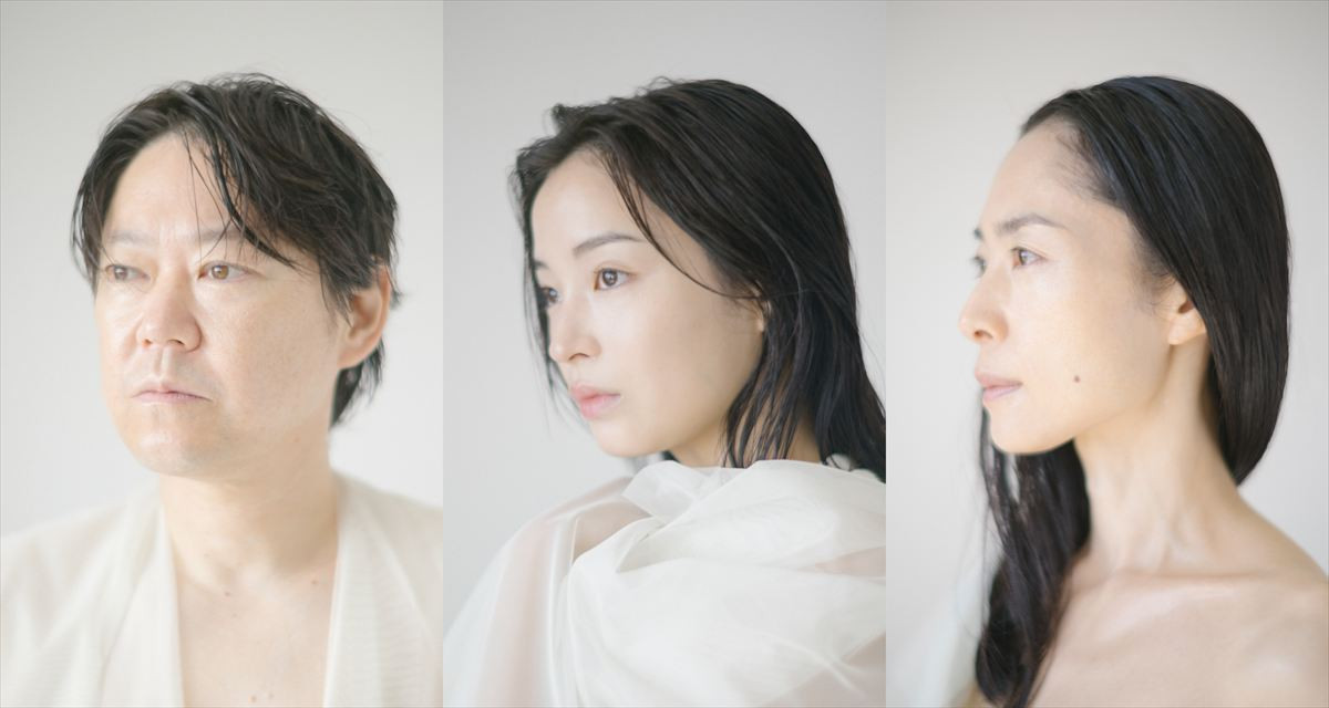 NODA・MAP第28回公演『華氏マイナス 320°』に出演する（左から）阿部サダヲ、広瀬すず、深津絵里