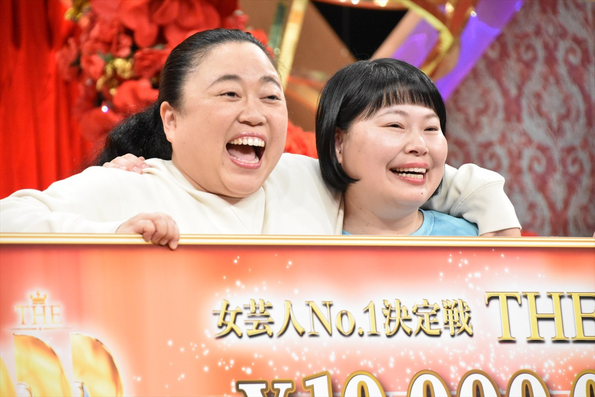 ニッチェ「いつか事務所に恩返ししたかった」マセキ芸能社初の賞レース優勝！『THE W』9代目女王に