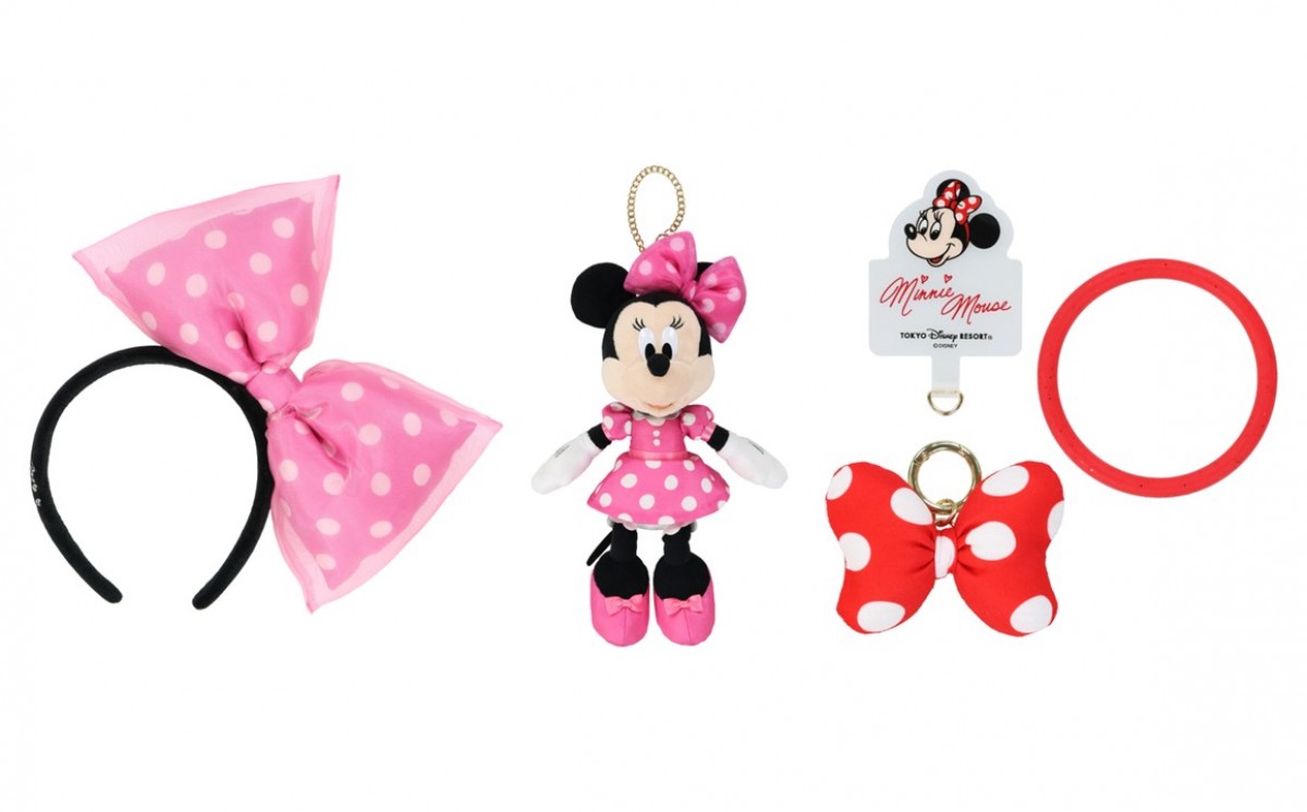 TDR“ミニーマウス”の世界観あふれる新グッズ公開！　リボンモチーフのバッグやスマホアクセが登場