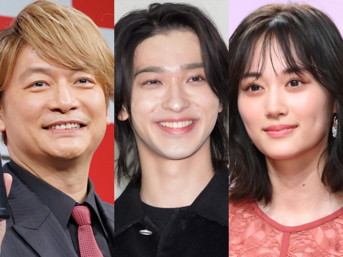 (左から)香取慎吾、横浜流星、山下美月