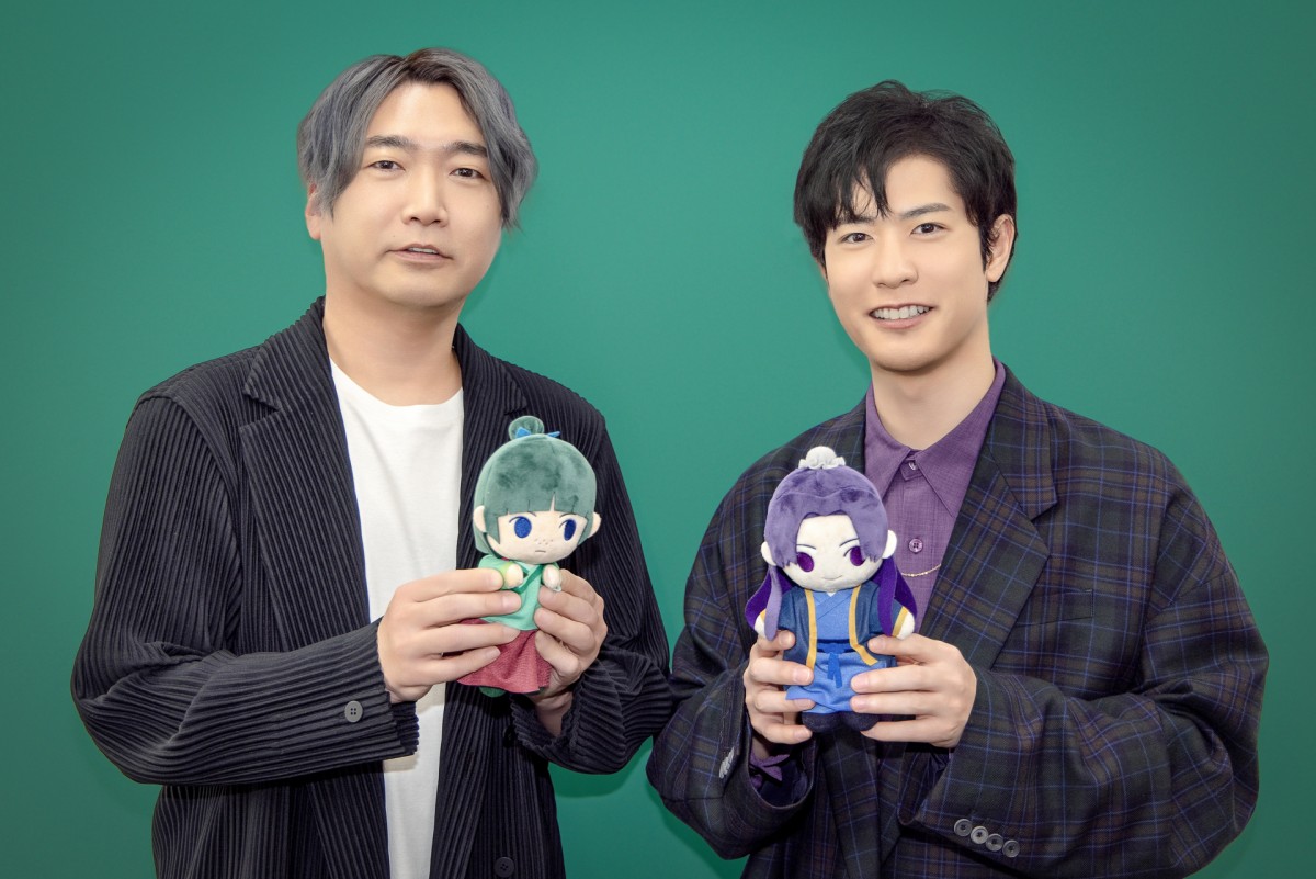 テレビアニメ『薬屋のひとりごと』インタビューより(左から)小西克幸、大塚剛央